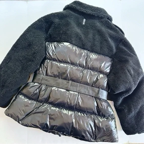 Mackage Rune Moto Sherpa Down Puffer Jacket